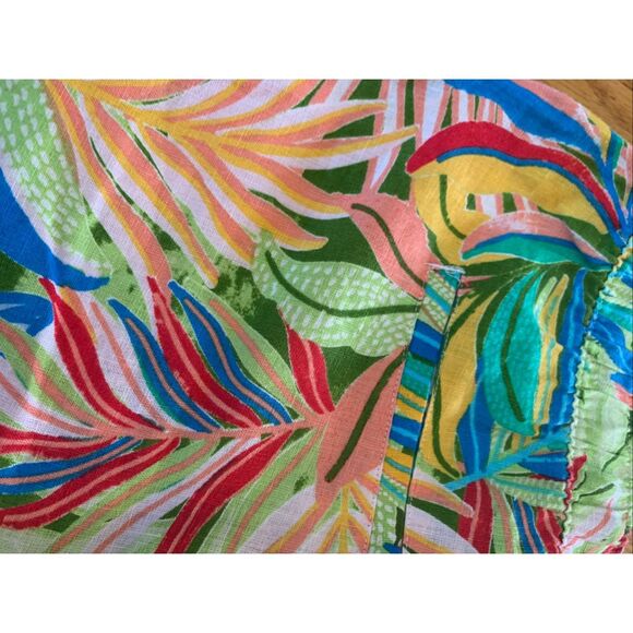 NWT CC California Shorts Linen Hawaiian Pattern - Picture 2 of 7